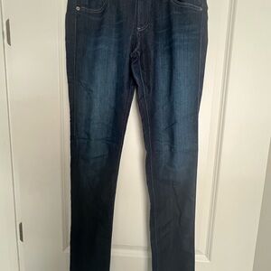 Adriano Goldschmied AG Super Skinny Legging -Dark Wash Straight-Leg Jeans